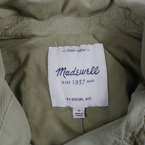 Madewell Vest Womens Small‎ Utility Military Cargo Sleeveless Jacket - Picture 4 of 8